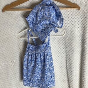 Carter’s Blue Floral Tank Top and shorts Set